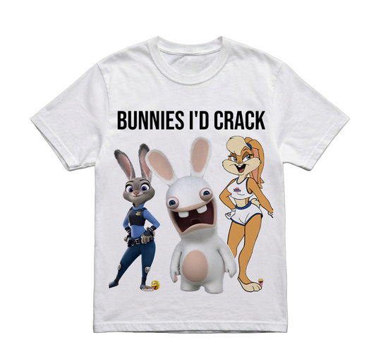 BUNNIES ID CRACK TSHIRT