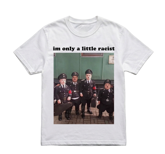 IM ONLY A LITTLE RACIST TSHIRT