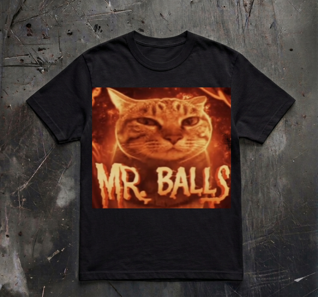 MR. BALLS CAT SHIRT