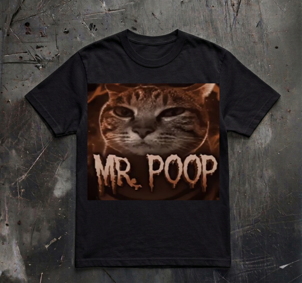 MR. POOP CAT SHIRT