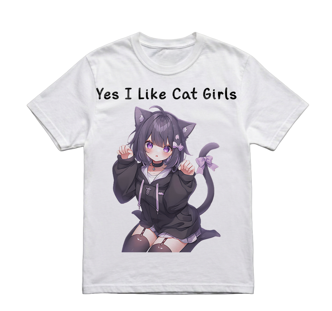 YES I LIKE CAT GIRLS TSHIRT