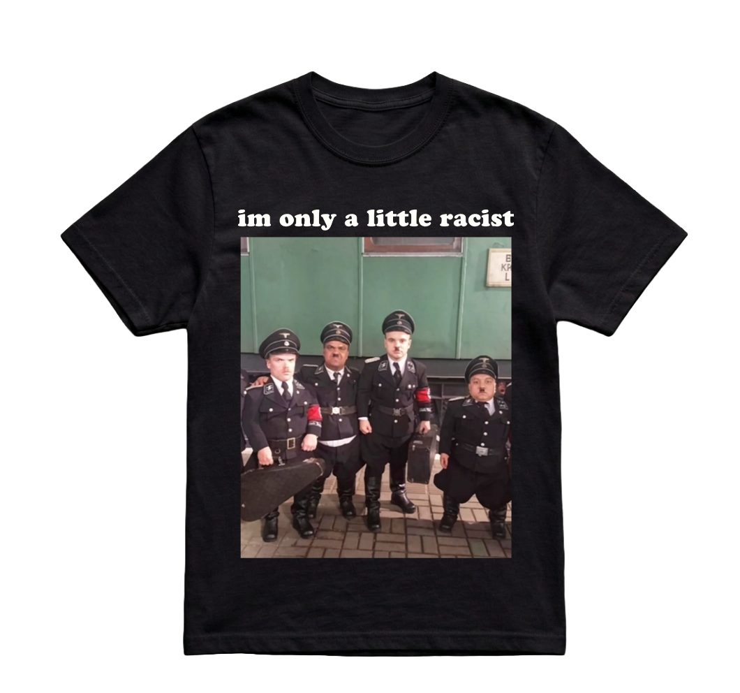 IM ONLY A LITTLE RACIST TSHIRT